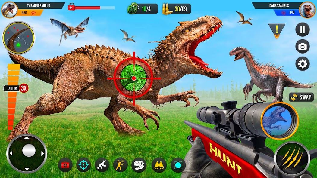 Wild Dino Hunting Jungle Games