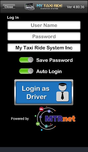 My Taxi Ride System