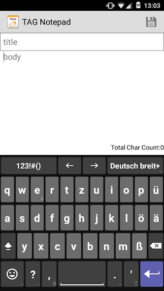 German for AnySoftKeyboard