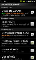 Locus - addon GSAK Database