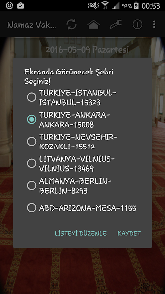 Namaz Vakitleri