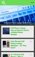 Reverse Cell Phone Lookup
