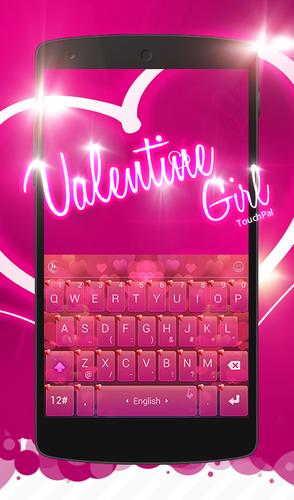 TouchPal Magic Love Girl Theme