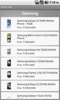 Mobile Price List