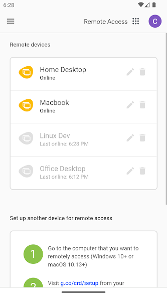 Chrome Remote Desktop