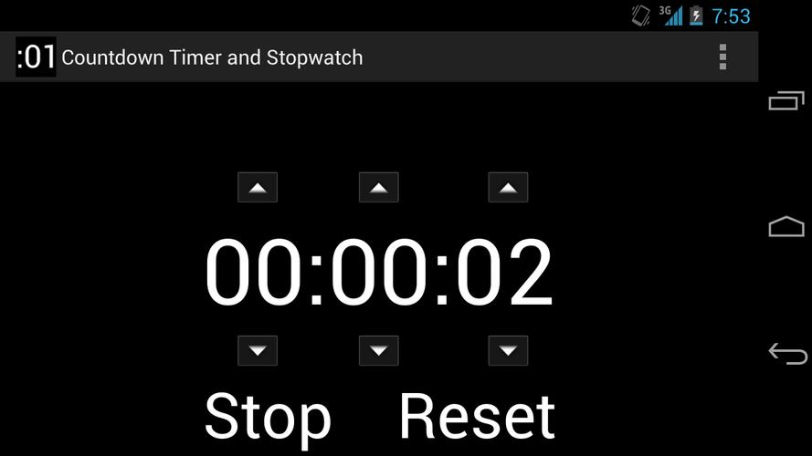 Countdown Timer and Stopwatch