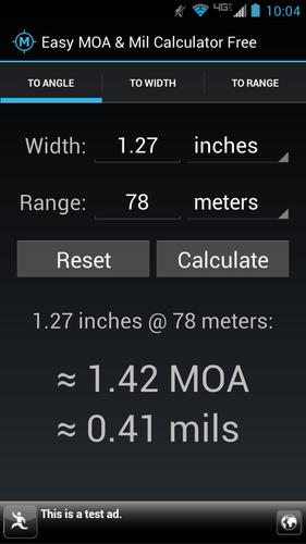 Easy MOA & Mil Calculator Free