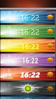 Cool Weather Clock Widgets