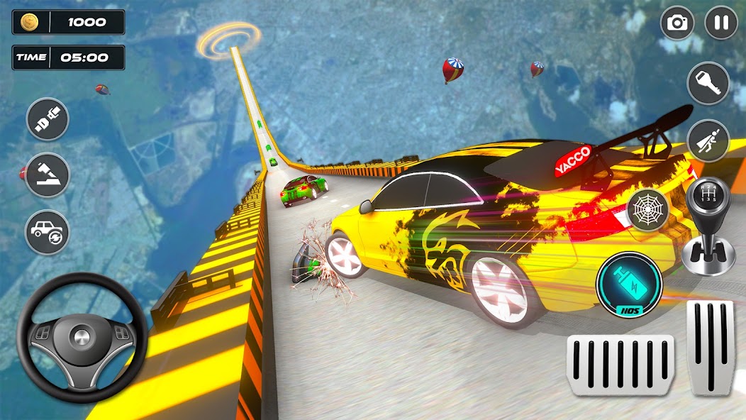 Superhero Car Games: Mega Ramp