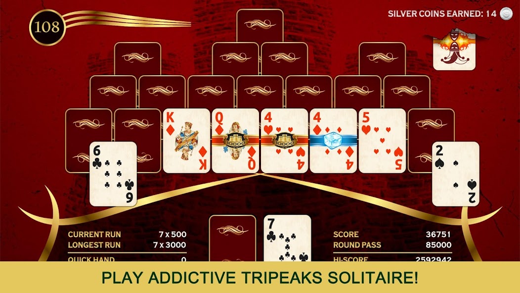 Towers TriPeaks Solitaire