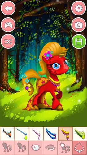 Unicorn & Pony Dress up Games