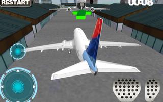 Airport 3D airplane parking