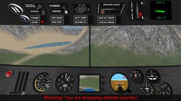 Aircraft driving simulator 3D