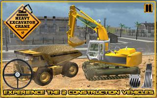 Heavy Excavator Crane 3D