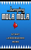 Jumping mola mola