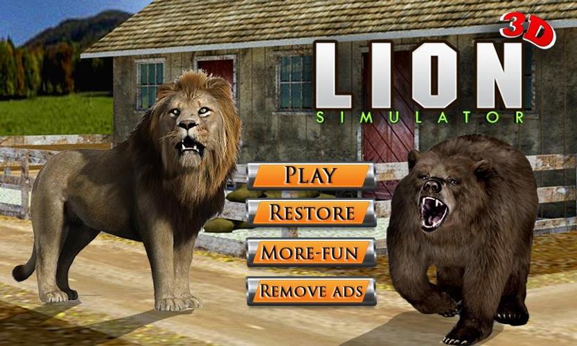 Wild Lion Attack Simulator