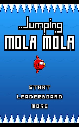 Jumping mola mola