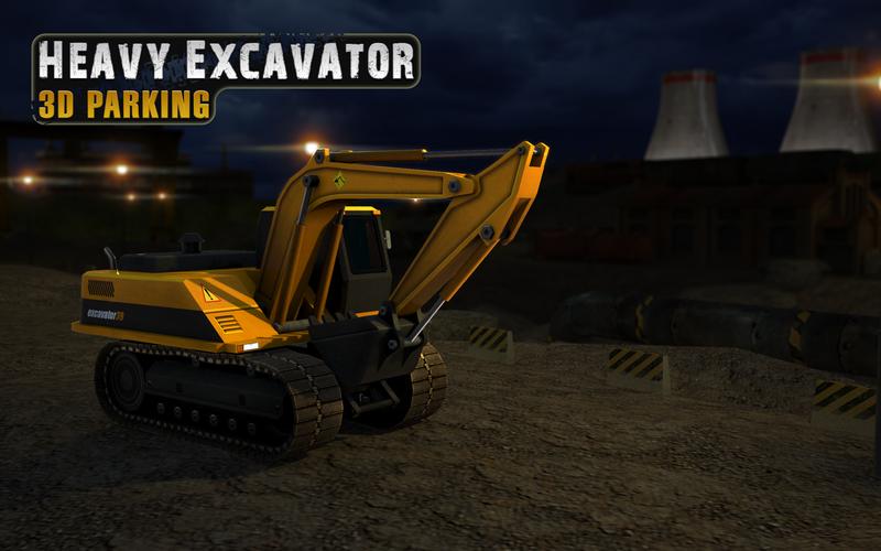 Heavy Excavator 3D Parking