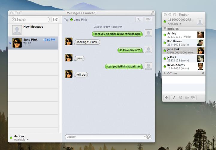 Texber - SMS via XMPP / Jabber