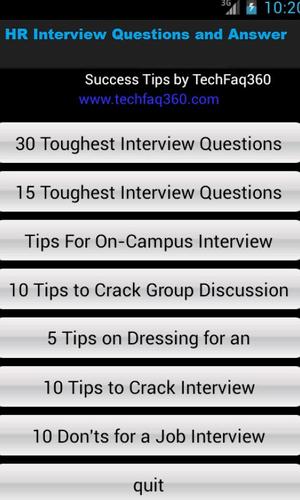 HR Interview Questions & Ans