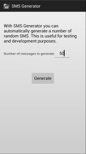 SMS Generator