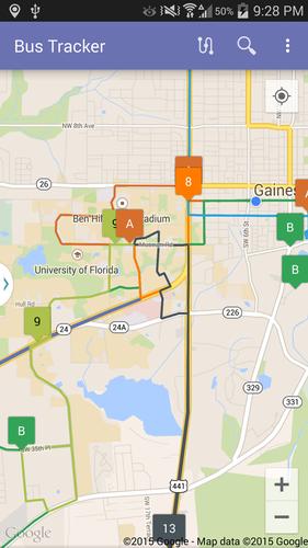 Gainesville Bus Tracker