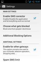 SMS Blocker & Corrector