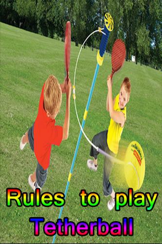 Rules to play Tetherball