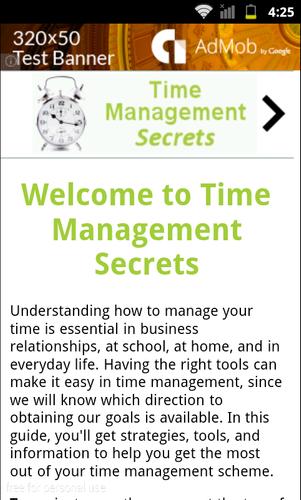 Time Management Secrets