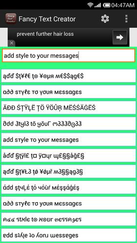 Fancy Text Creator