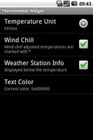Thermometer Widget