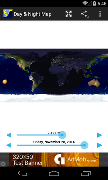 Day & Night Map