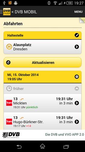 5. DVB und VVO Fahrplan App