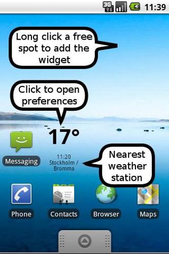 Thermometer Widget