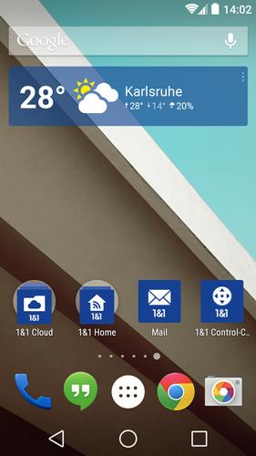 1&1 Wetter Widget