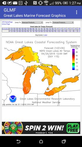 Great Lakes Marine Forecast