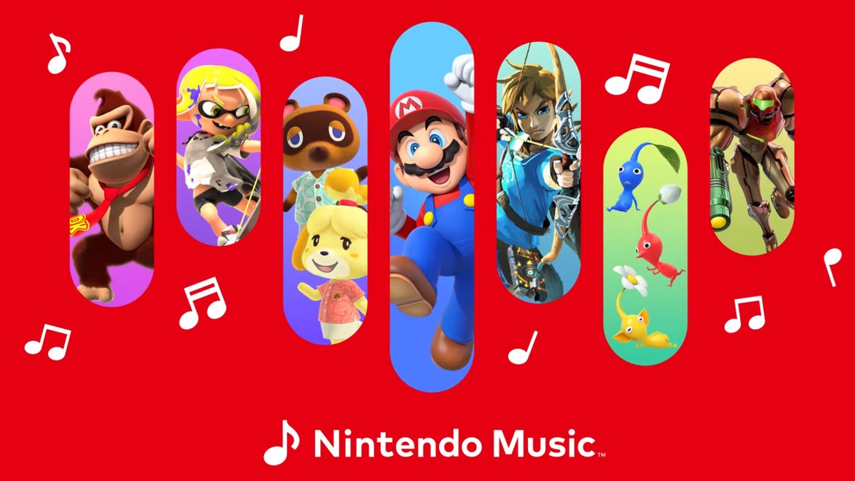 Liste des titres Nintendo Music, comprenant tous les jeux, chansons et consoles