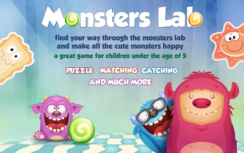 Monsters Puzzle Kids Games