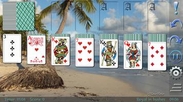 Solitaire Royale Beach, tablet version