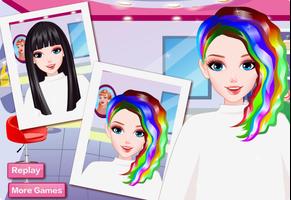 Rainbow Hair Style Hairdresser