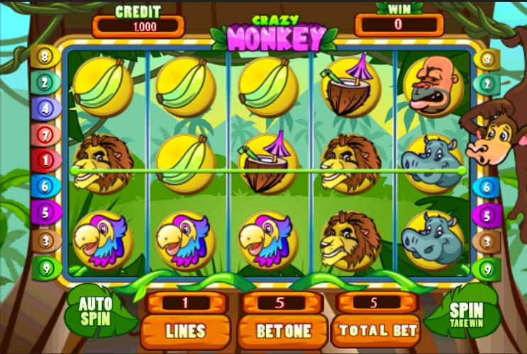 Crazy Monkey Slots HD