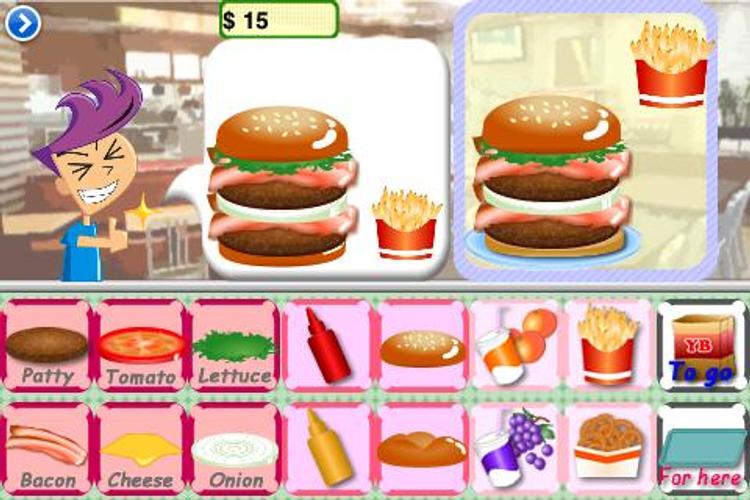 Yummy Burger Kids Cooking Game