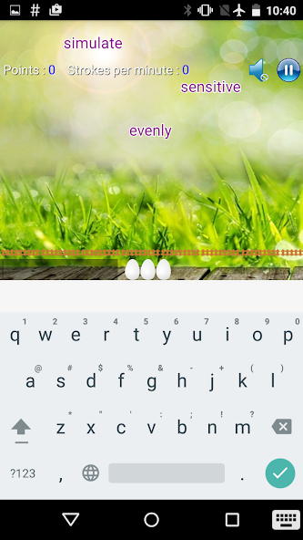 Saving Eggs(Typing game)