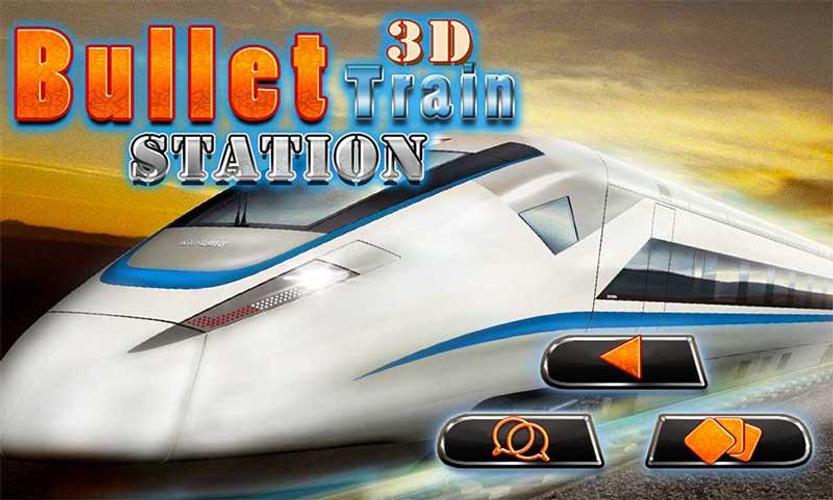 Bullet Train Station 3D