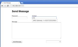 Send Message + SMS Server