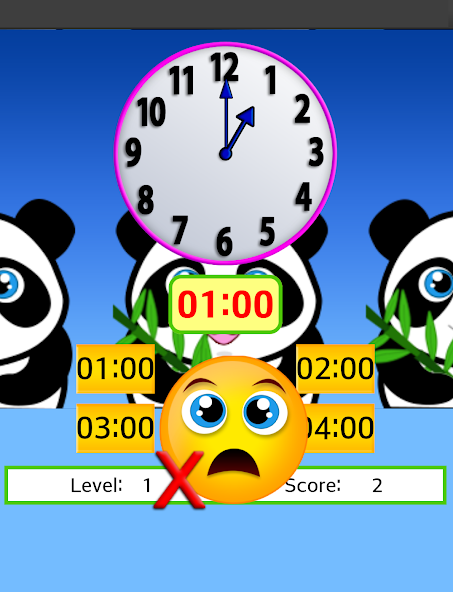 clock game for kids