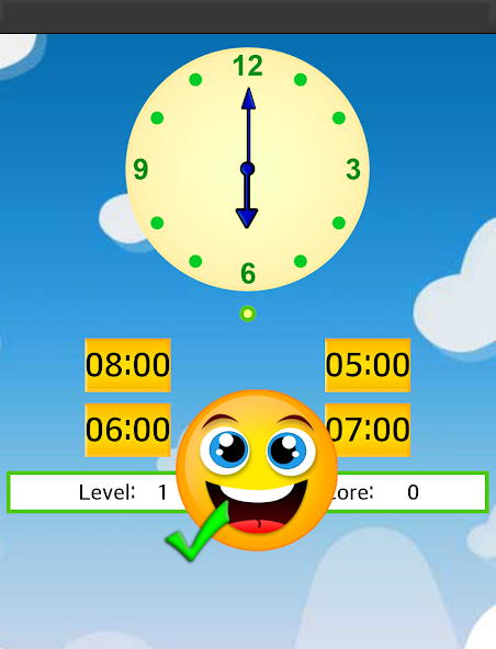 clock game for kids