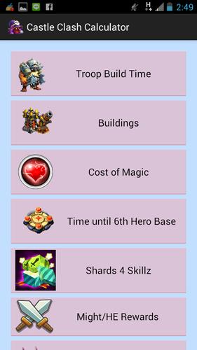 Guide & Calc for Castle Clash