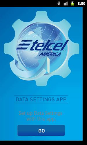 Telcel America Data Settings