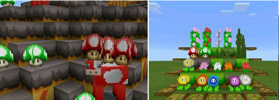 Minecraft 1.9 Super Mario Texture Pack